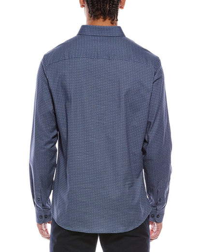 stretch print shirt