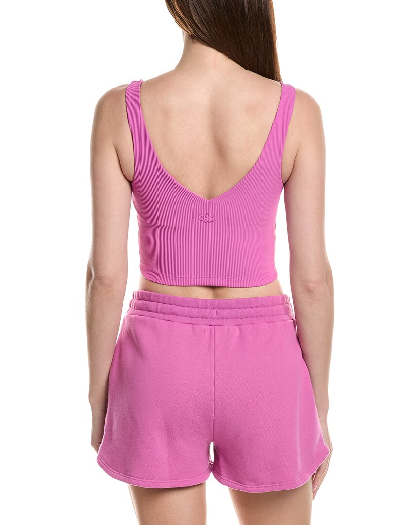 impulse ribbed cropped tank