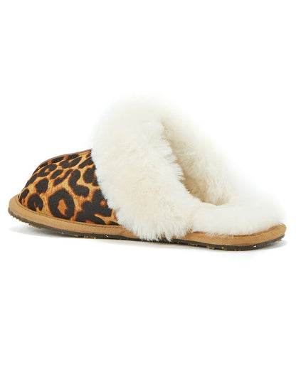 closed mule leather slipper