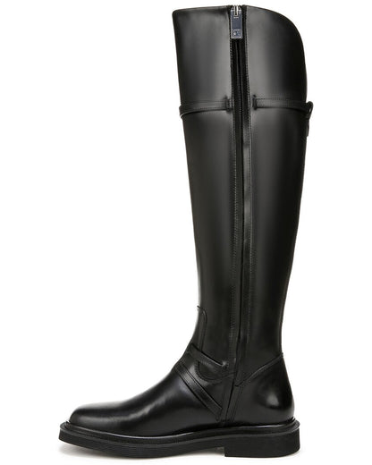 ainsley  wide calf  leather boot