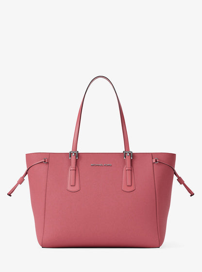 voyager large saffiano leather tote bag