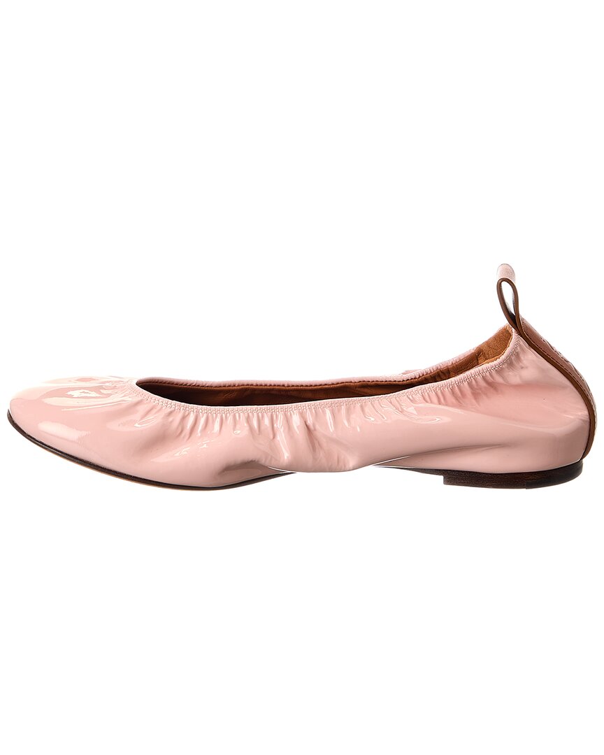 patent ballerina flat
