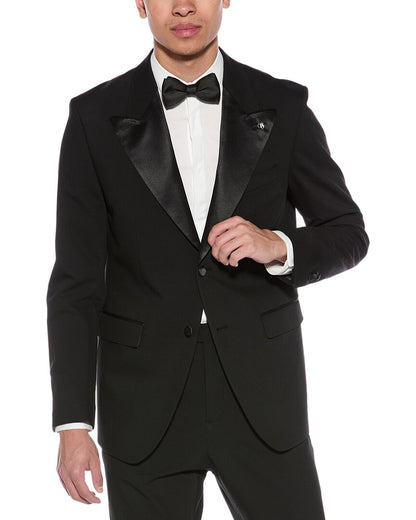 2pc modern fit tuxedo suit
