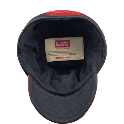 men's original sidekick cap in red & black buffalo plaid