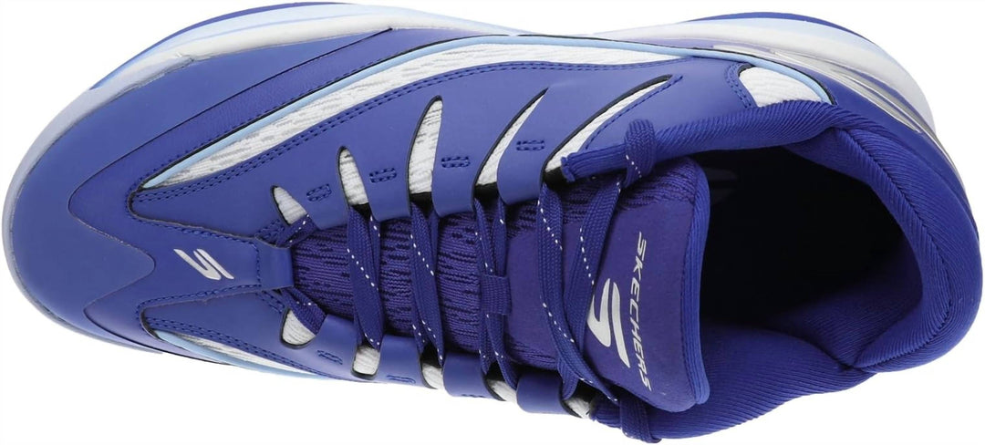 men's skx b-lite basketball shoe in blue/white