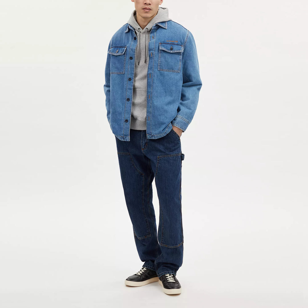 denim overshirt