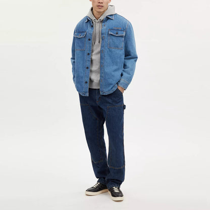 denim overshirt