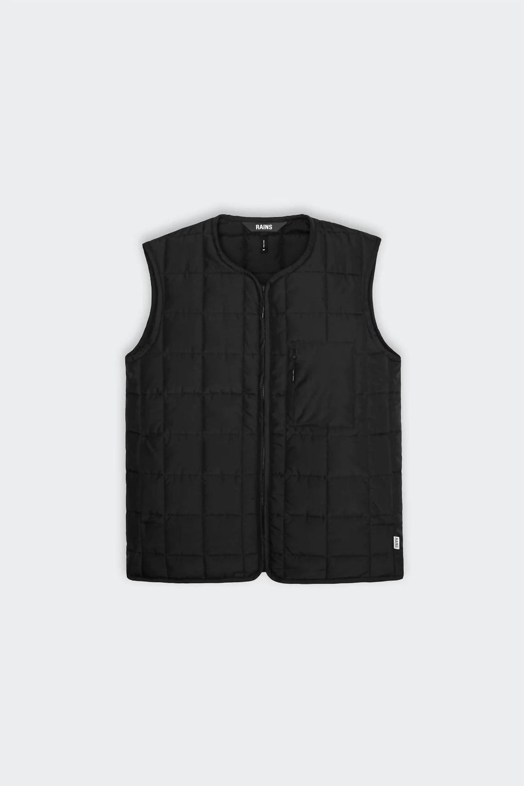unisex versatile liner vest in black