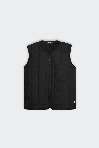 unisex versatile liner vest in black
