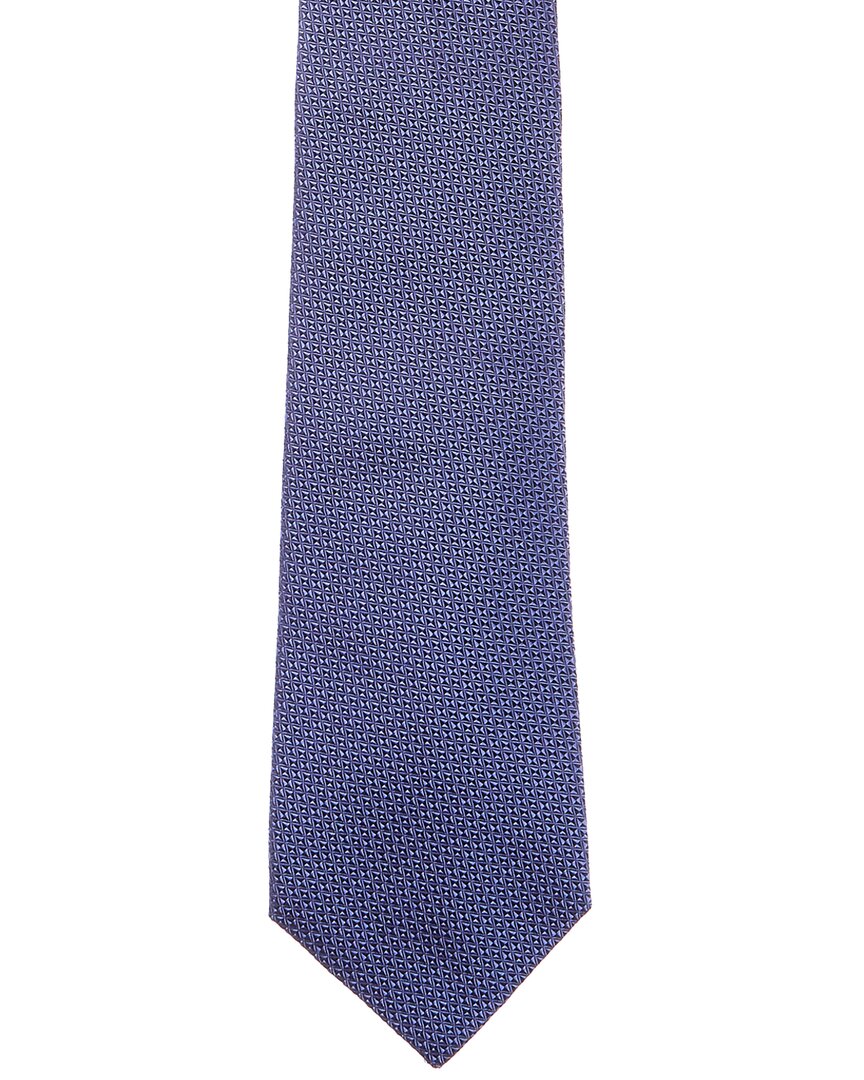 blue silk tie