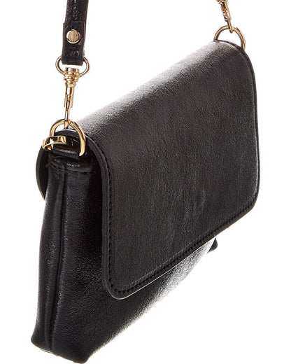 rory leather clutch