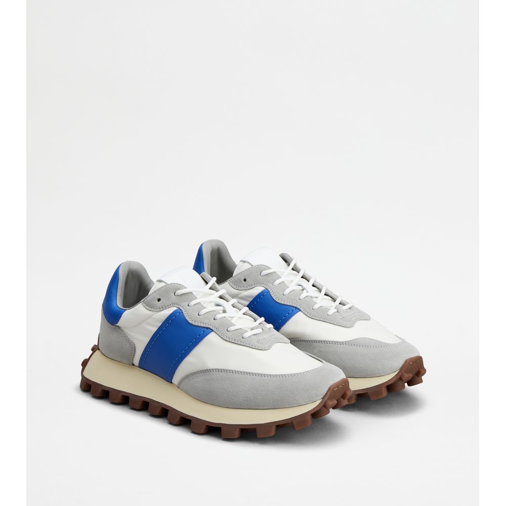 sneakers  1t in suede and fabric