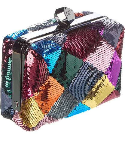prismick satin clutch