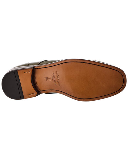 ferragamo gavino leather oxford
