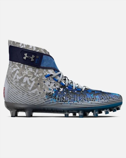 men's highlight mc le usa football cleats shoes in white red