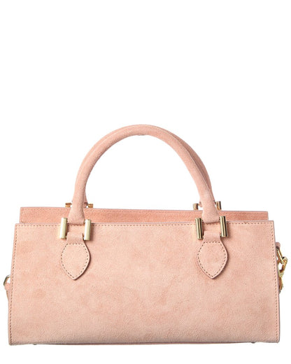 rosalind suede handbag