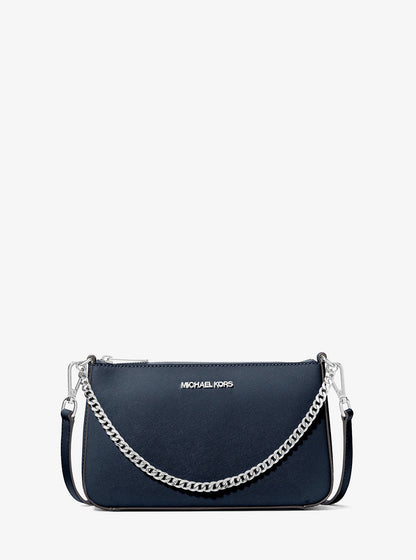 jet set medium saffiano leather crossbody bag