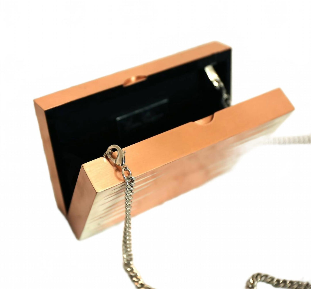 women's dolobo bag in silver & rose gold