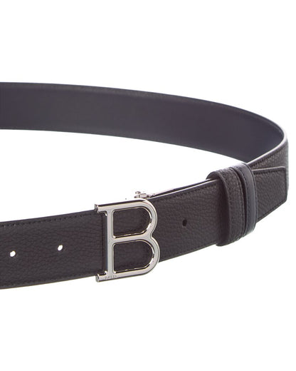 b 35 buckle reversible & adjustable leather belt
