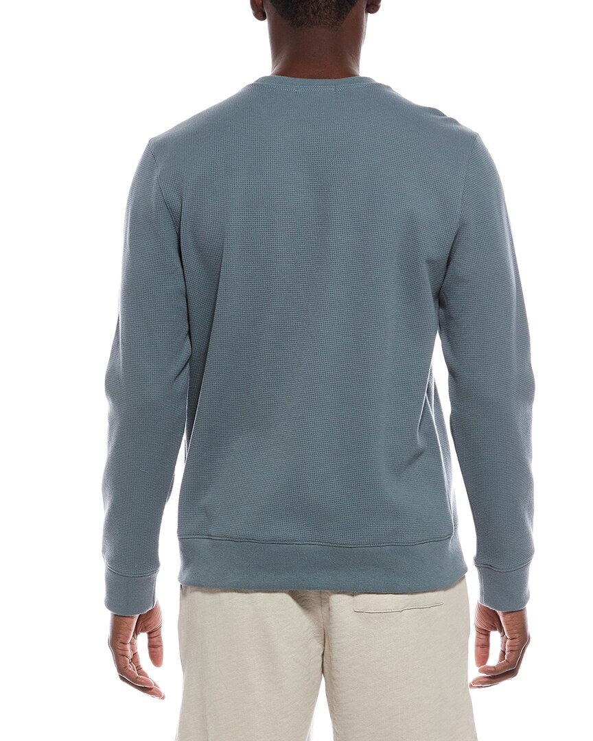 heavyweight waffle crewneck sweatshirt