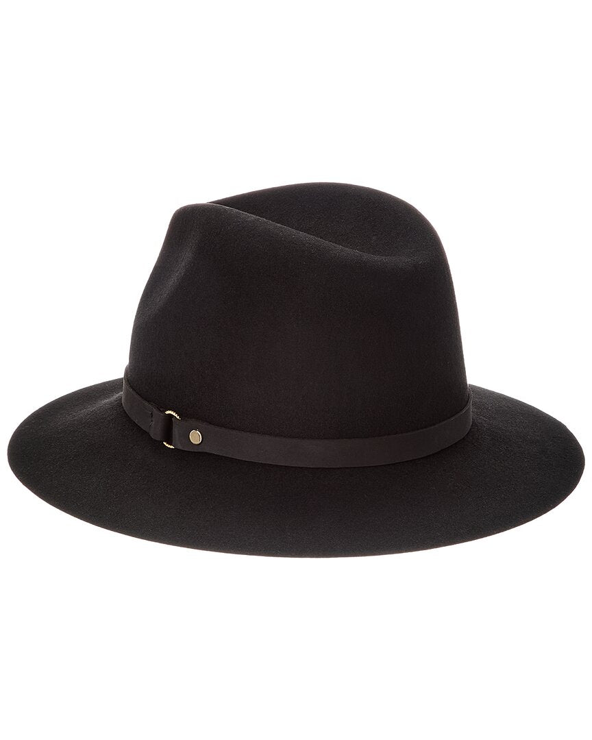 short brim wool fedora