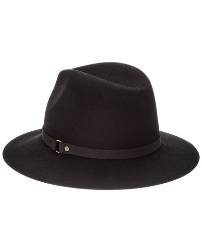 short brim wool fedora
