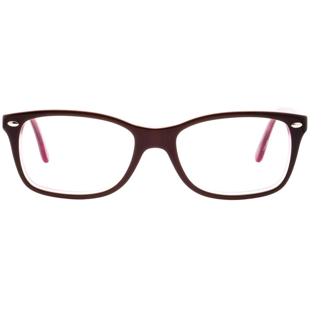 unisex rx5228 glasses in brown/ pink
