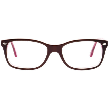 unisex rx5228 glasses in brown/ pink