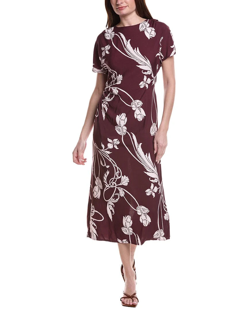 malora print midi dress