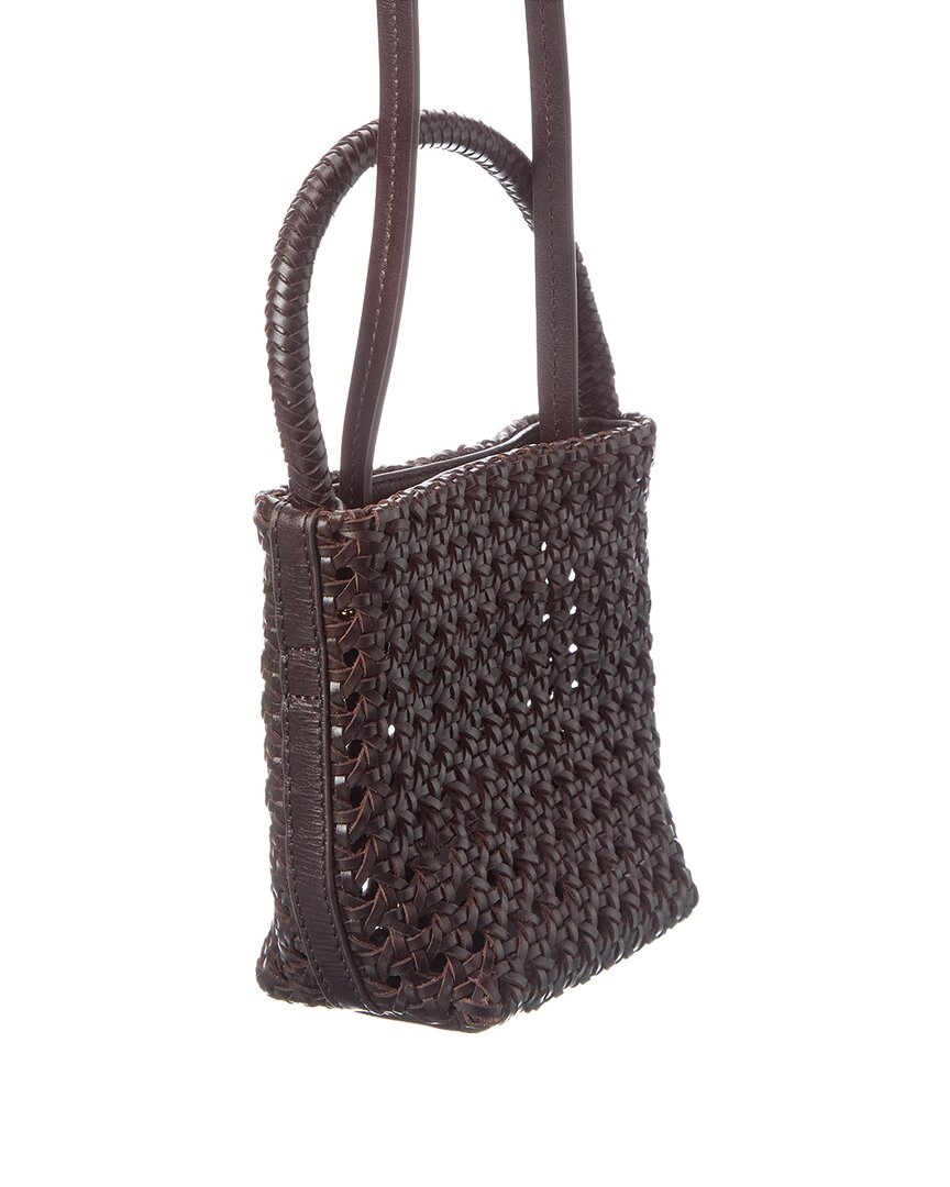 micro caning bucket bag