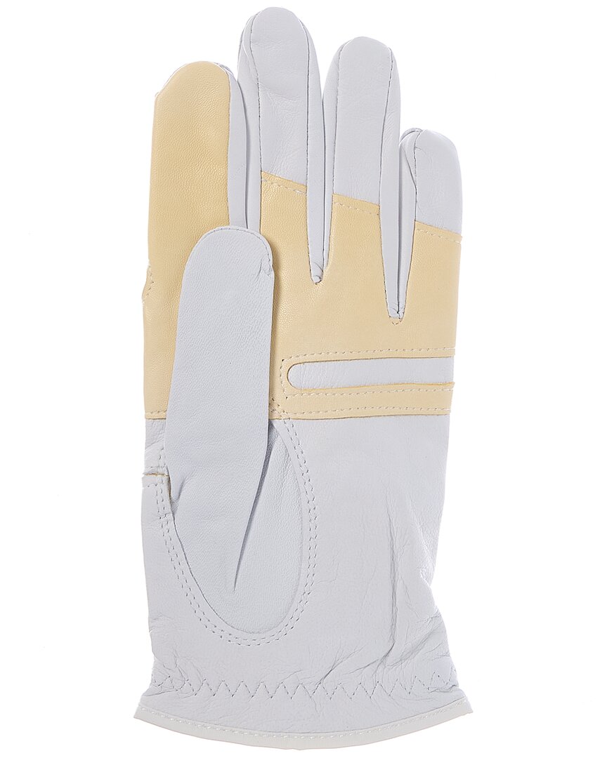 off-white golf leather glove