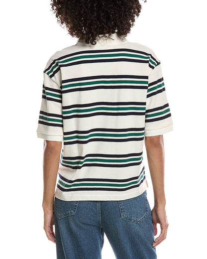 boxy polo shirt