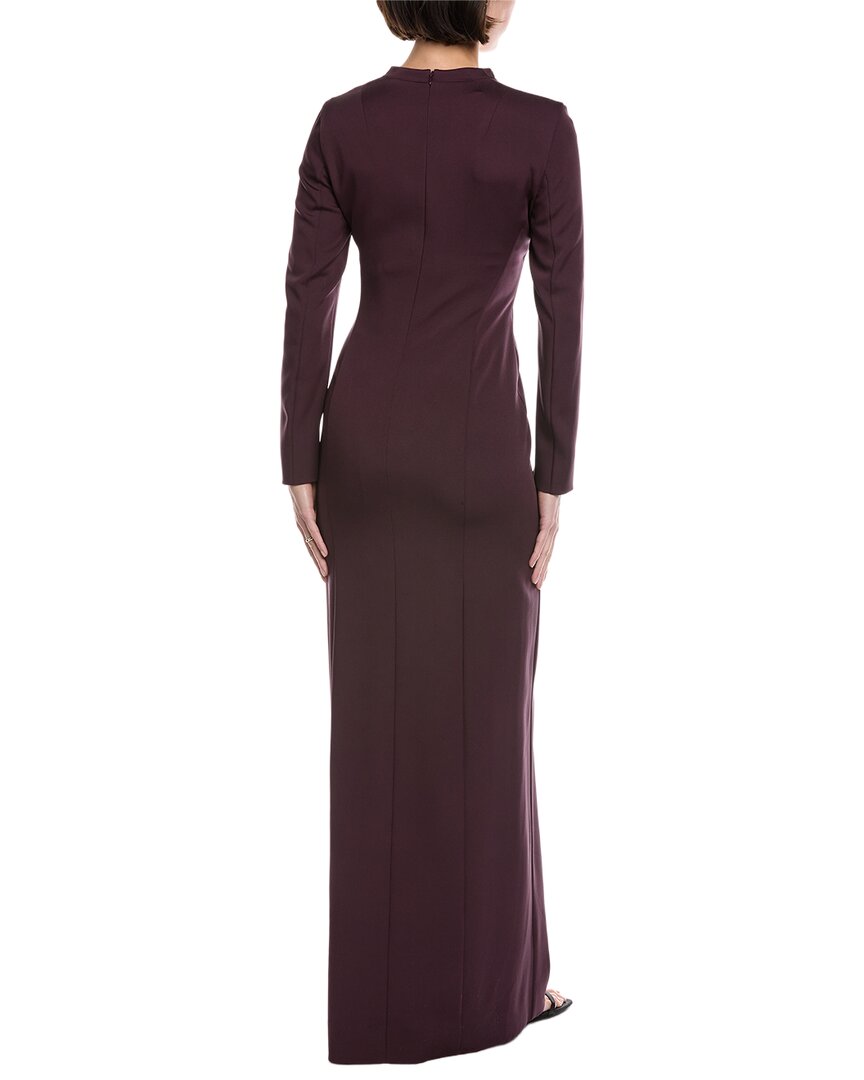 silk-blend maxi dress