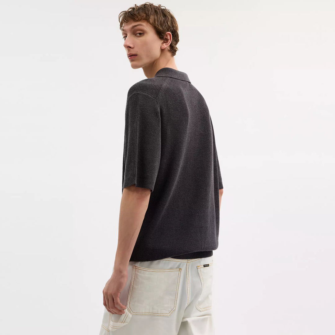 knit polo