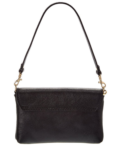 rory leather clutch