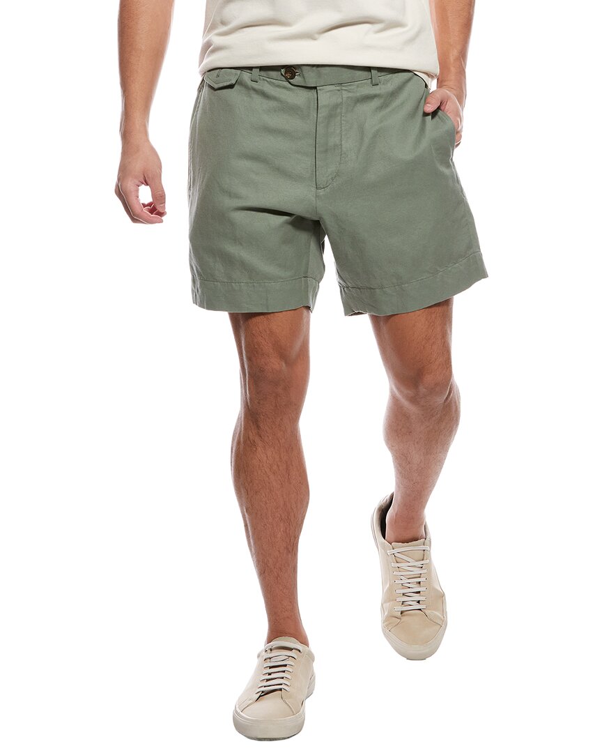 linen-blend short