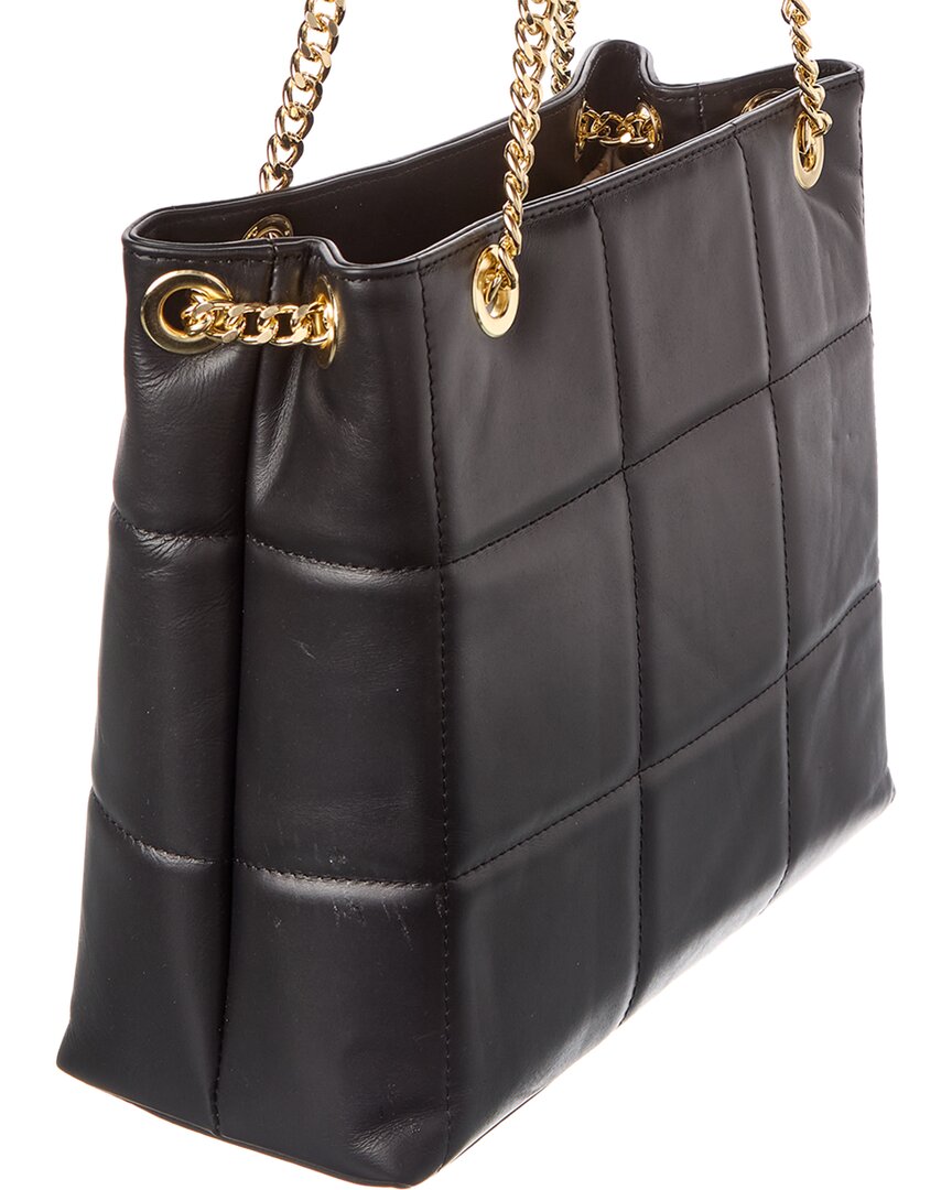 briella quilted leather tote