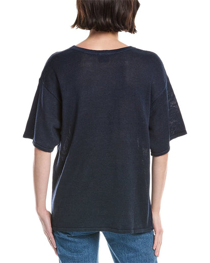 knitted sammi linen shirt