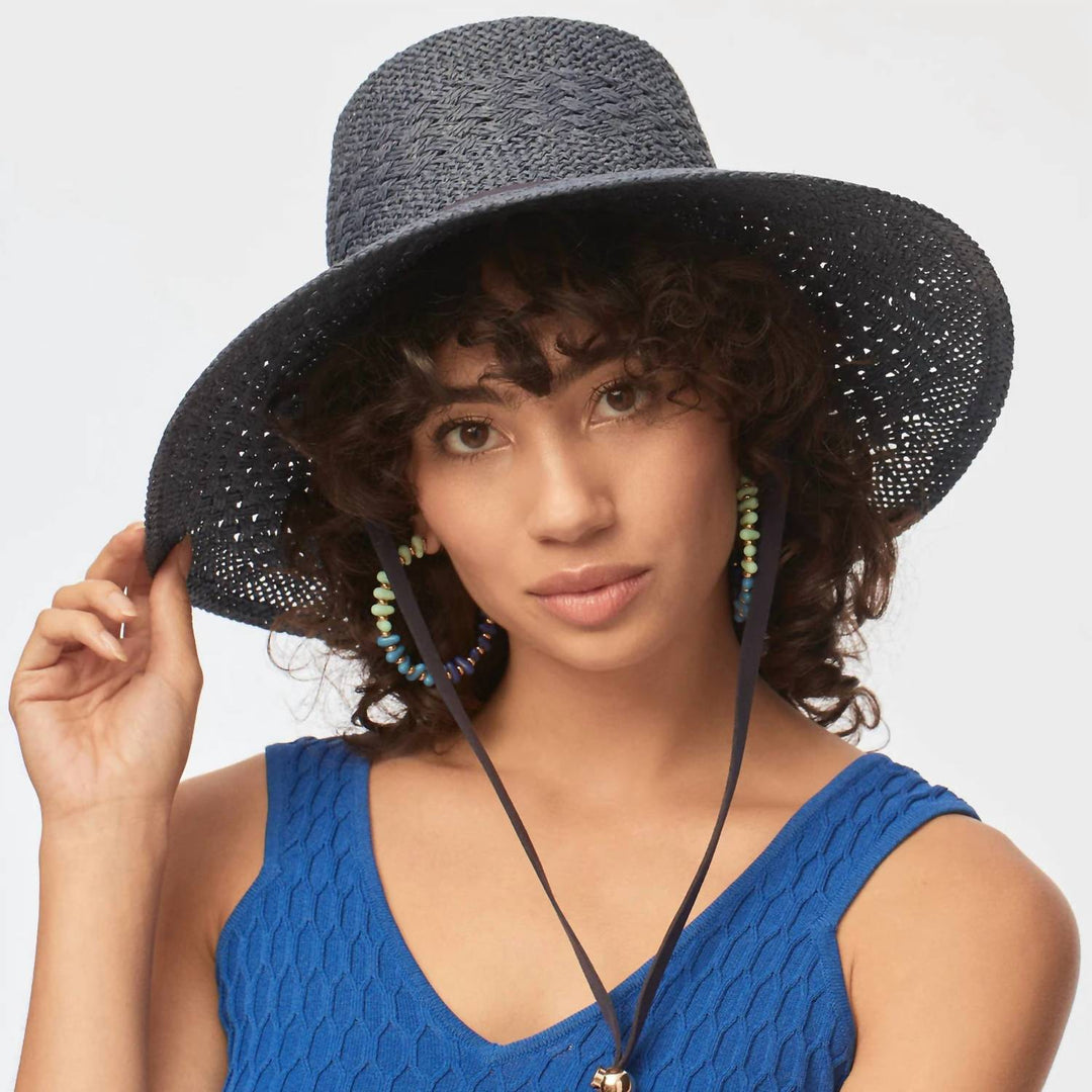 women's candy beaded large hoop earrings in ocean cove