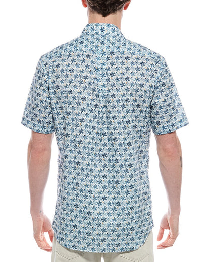 voile flower print shirt