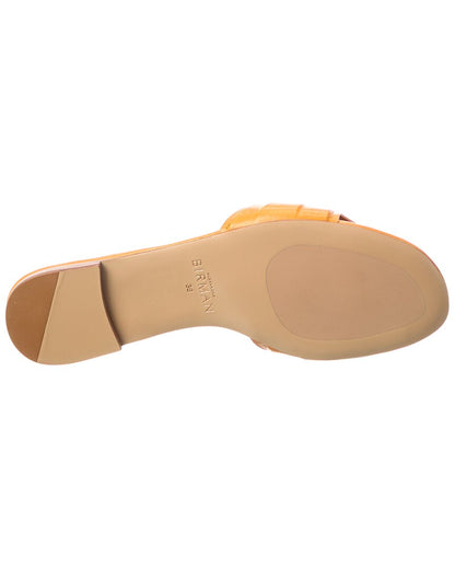 padded clarita leather slide