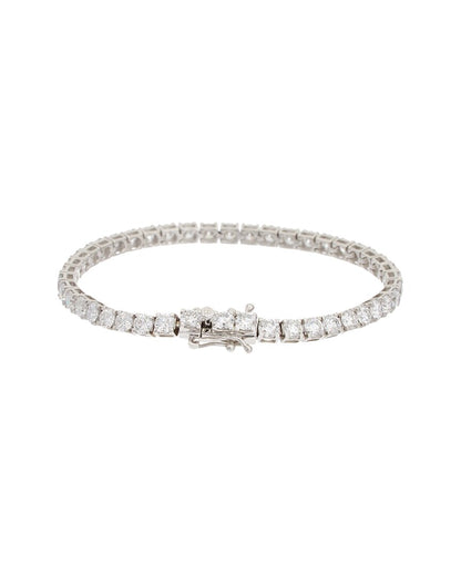 14k 8.00 ct. tw. lab-grown diamond tennis bracelet