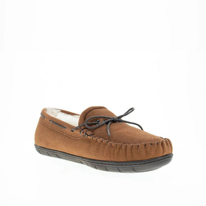 men's country slippers in wheat