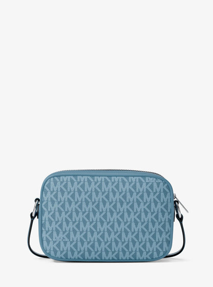 jet set travel small signature logo camera crossbody bag