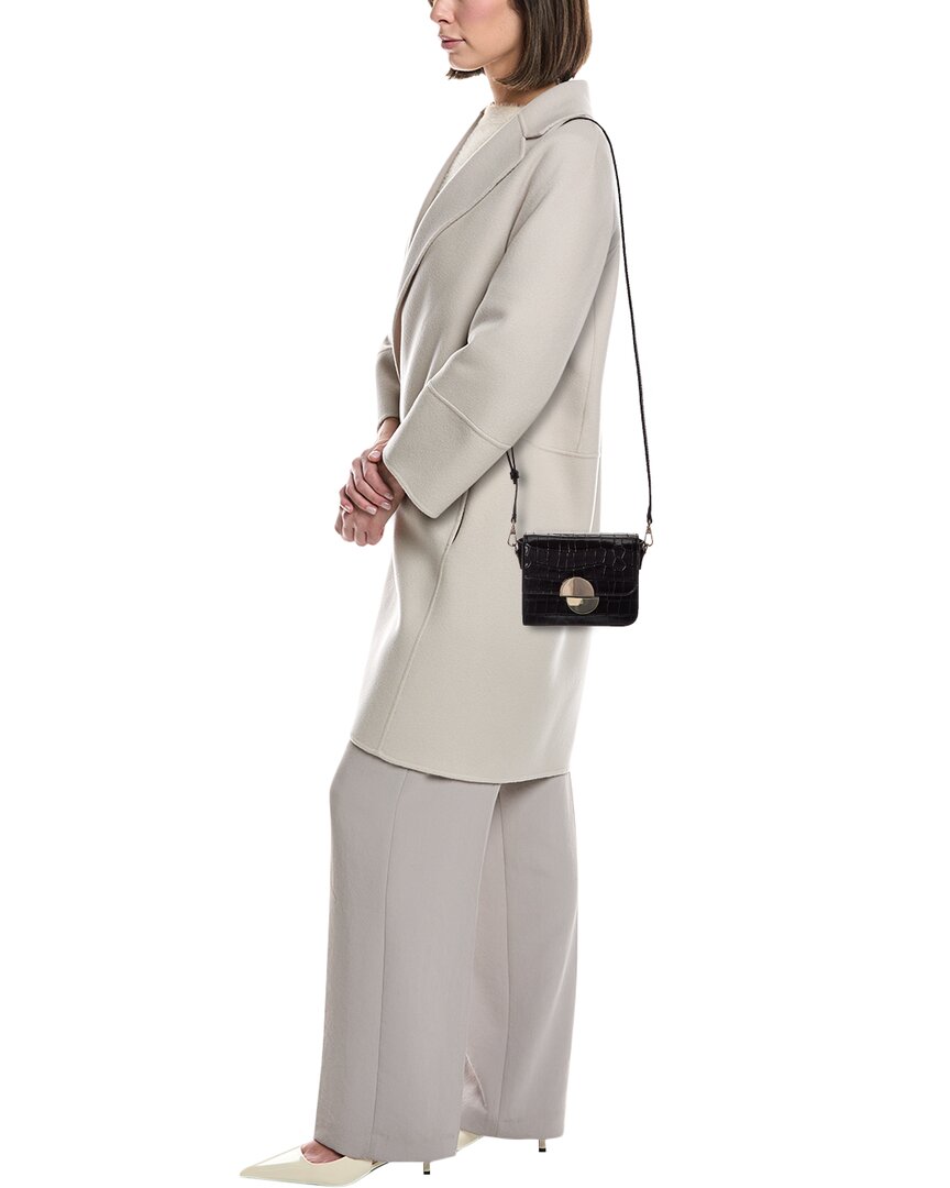 mini croc-embossed leather crossbody