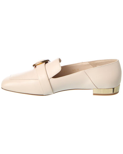 ferragamo wang leather loafer