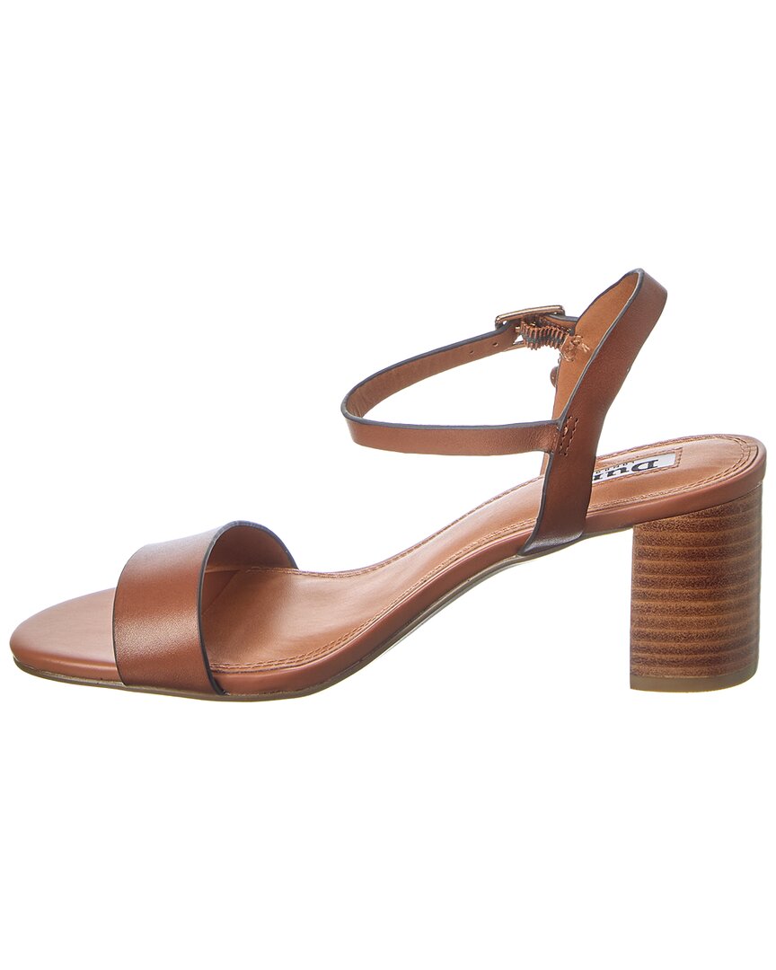 jelly leather heeled sandal