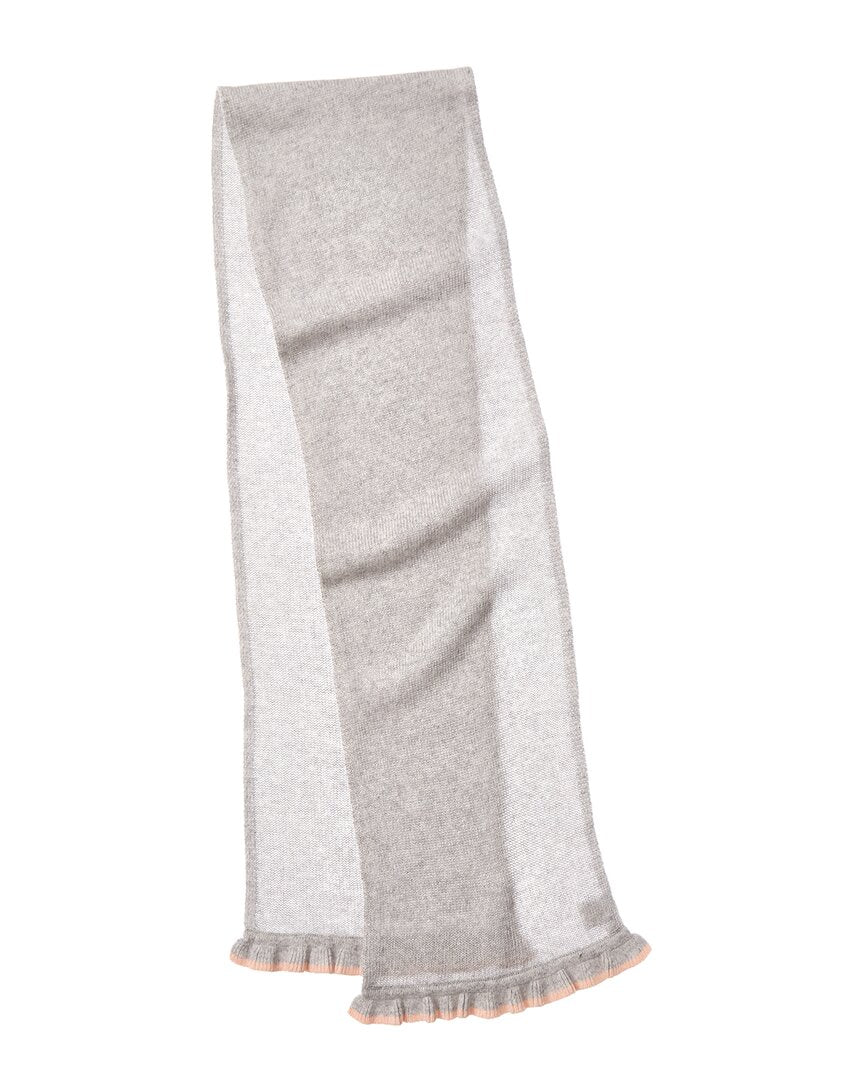ruffled cashmere scarf