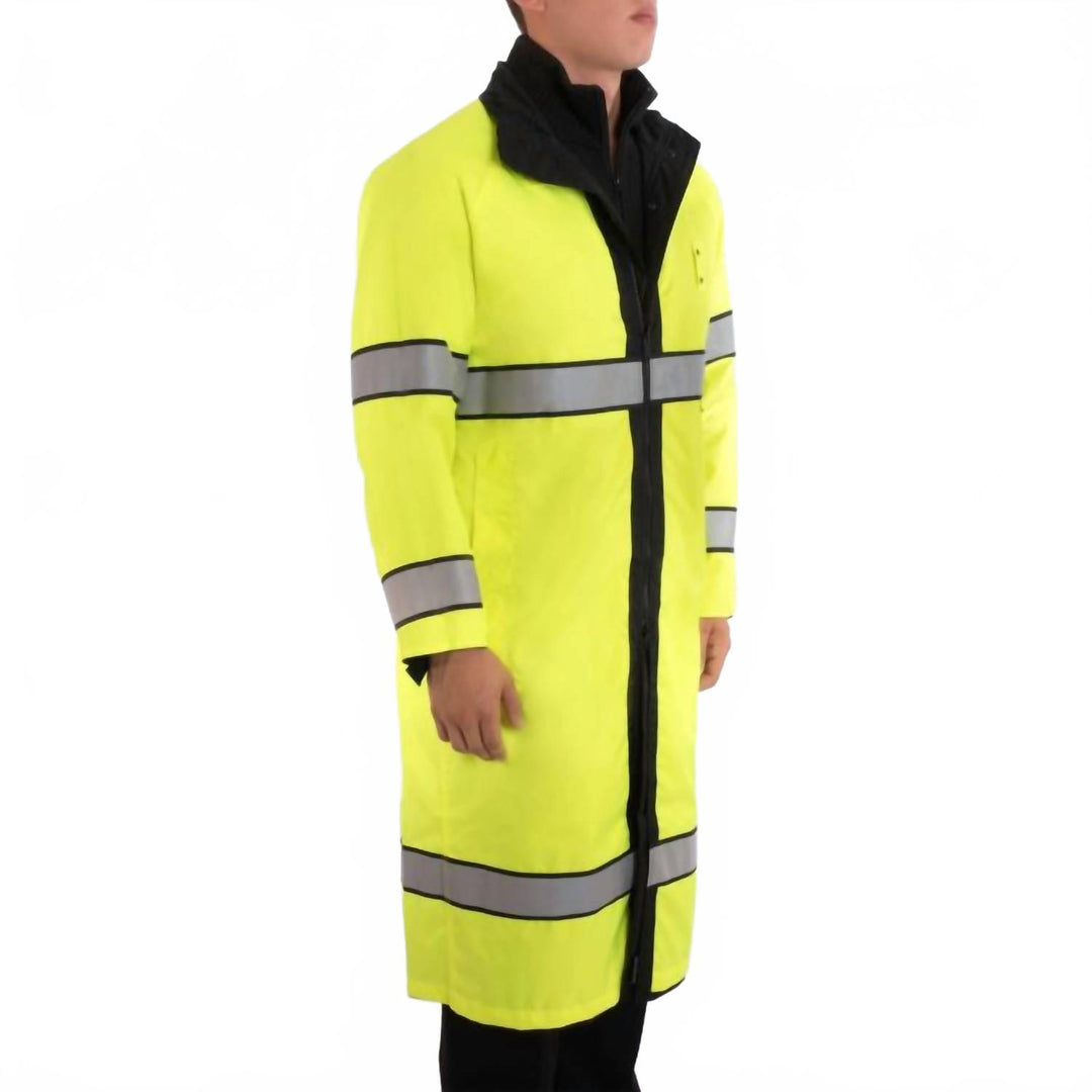 b.dry reversible raincoat in yellow