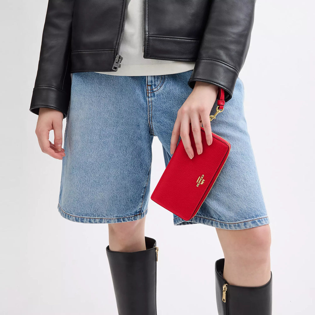 long zip around wallet